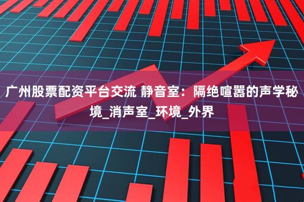 广州股票配资平台交流 静音室：隔绝喧嚣的声学秘境_消声室_环境_外界
