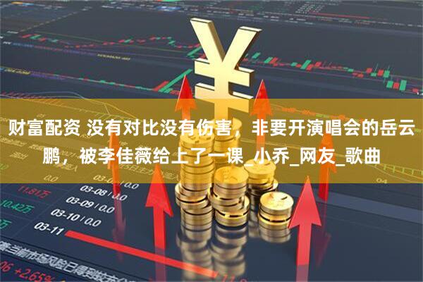 财富配资 没有对比没有伤害，非要开演唱会的岳云鹏，被李佳薇给上了一课_小乔_网友_歌曲