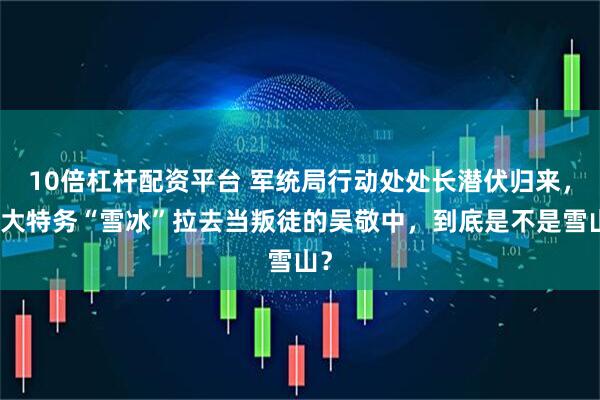 10倍杠杆配资平台 军统局行动处处长潜伏归来，被大特务“雪冰”拉去当叛徒的吴敬中，到底是不是雪山？